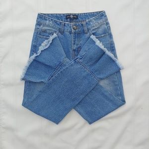 XS High Waisted Flared Jeans